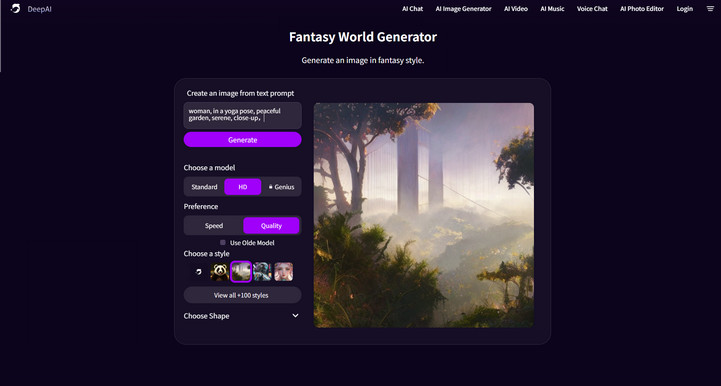 Perchance AI Image Generator is Unrestricted AI Image Generator