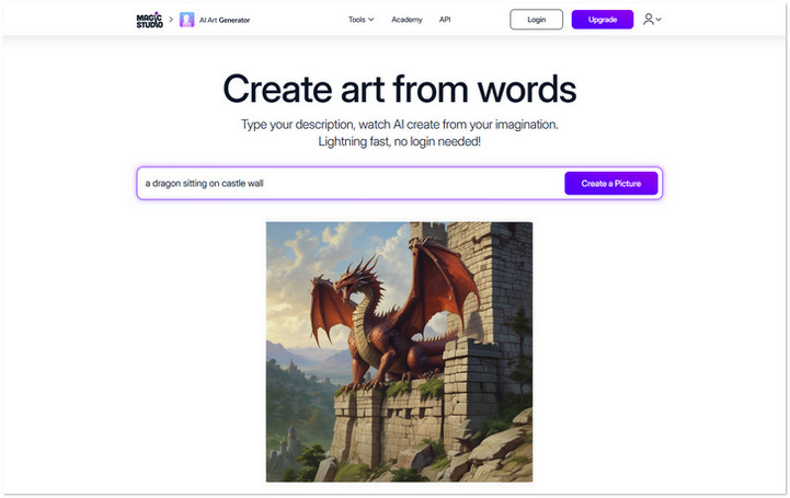 magicstudio ai image generator no sign up