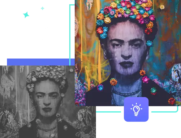 colorize image to inspire artwork with AVCLabs Online Image Colorizer