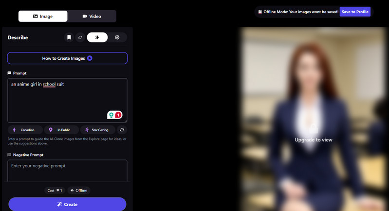 ai girl generator promptchan ai