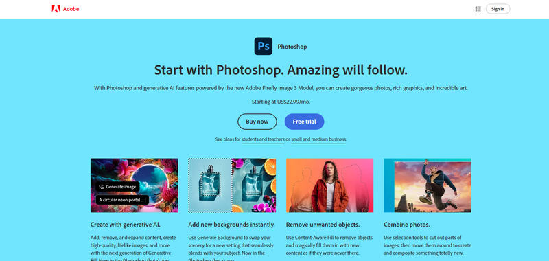 photoshop to edit picture background