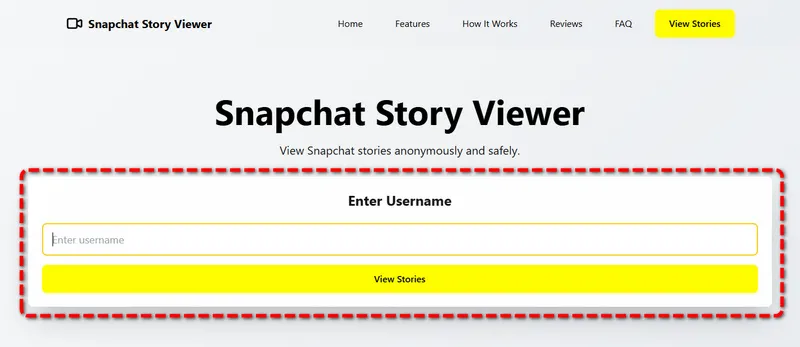 Snapchat Story Viewer viewstory