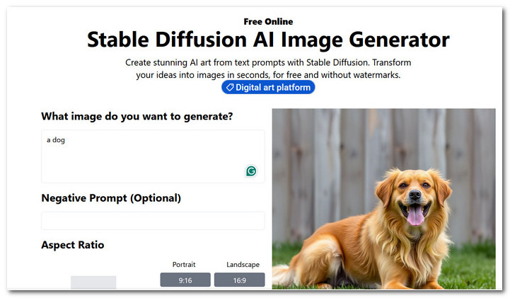 Stable Diffusion AI Image Generator Unrestricted AI Image Generator