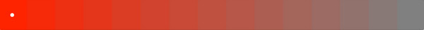 tones of scarlet color