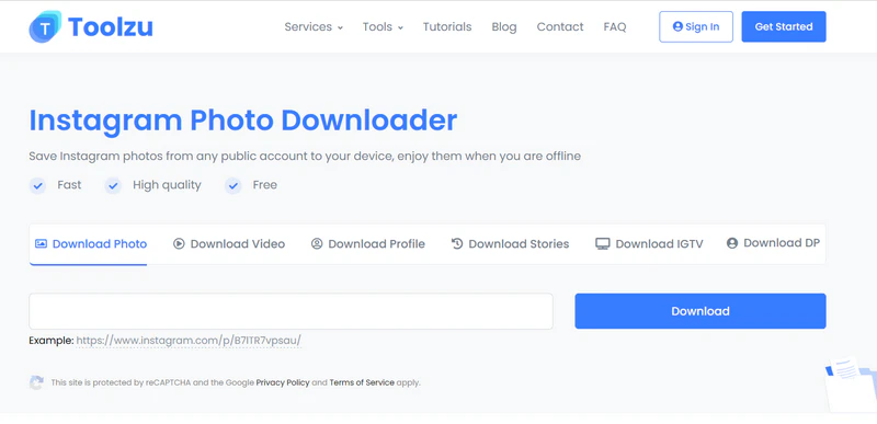Instagram Image Downloader