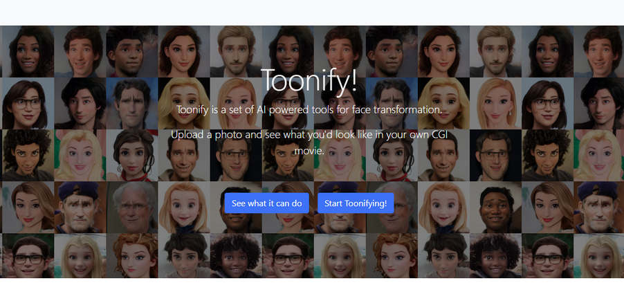 toonify ai image to cartoon