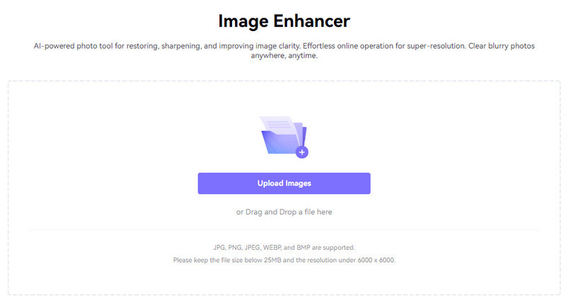 upload pixelated image to media.io