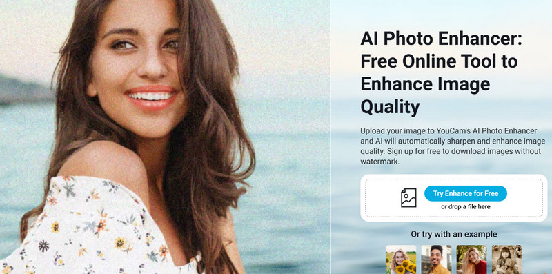 youcam enhance interface