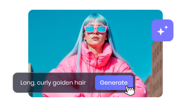 describe new hairstyle