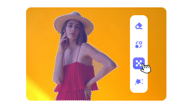 select matting tool to remove bg from picture